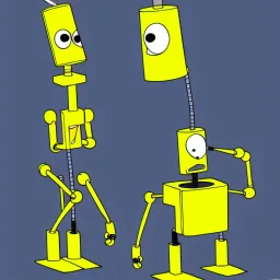 Clamps character, he's the cartoon robot from Futurama with clamps instead of hands