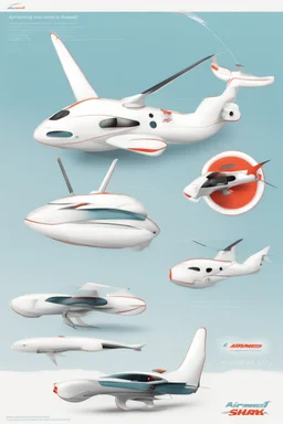 ideation aeroplane airmed inspired by shark