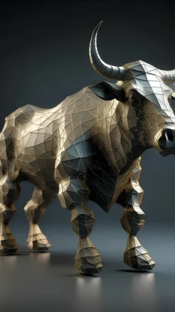 Picture of a dimensional bull