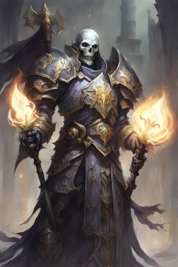 undead paladin serving a light god