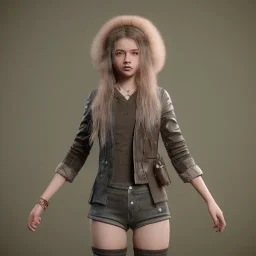 18-year-old girl beautifully dressed