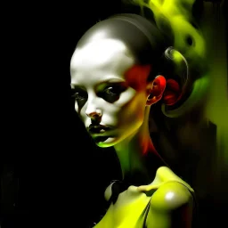 monochrmatic pretty girl Leonor Fini Fiona Staples