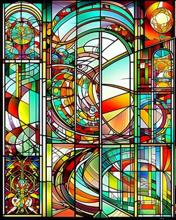 Alphonse Mucha . STAINED GLASS