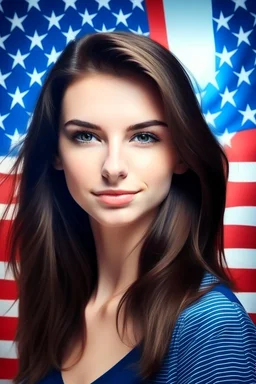 Generate a woman from USA