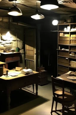 Secret cafe in the basement which can travel you to the past
