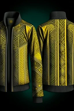 jacket design on two different sides