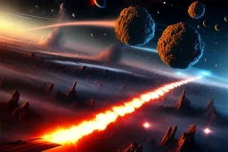 Apocalypse city asteroid impact