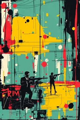 this isnt a game this is financial warfare style of basquiat x pollock