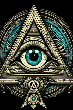 eye and pyramid mystic