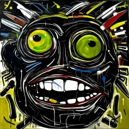 eye by Jean-Michel Basquiat