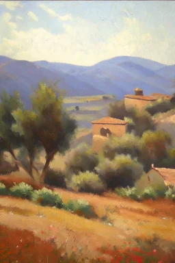 Spanish landscape painting