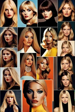 sixties fashion photography, natural young female, most beautiful female, longer light blonde hair, middle parting, beautiful like an undressed supermodel from the sixties, beautiful face, unbelievable sexy, space supermodel, helmut newton, polaroid colors, realistic, claudia schiffer, brigitte bardot, sharon tate, gigi hadid, chaterine deneuve