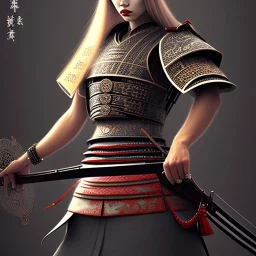 Beautiful women samurai