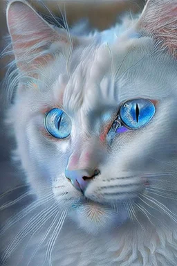 white cat blue eyes