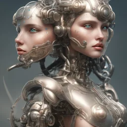 Futuristic Female Cyborgsteam Punk, highly detailed, artstation, concept art, sharp focus, illustration, incredibly symmetrical, incredibly detailed, award winning