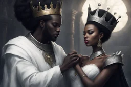 Тайно черная королева Любит белого короля.