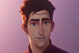 Portrait of Flynn Rider by Jake Bartok