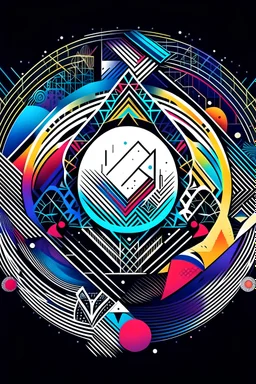 Design fashionable logo designs inspired by AI art and the concept of midjourney. Create a midjourney prompt for an AI – generated art piece and incorporate it into a captivating digital art composition. The logo designs should showcase a fusion of AI – generated elements and artistic interpretations of the midjourney concept. Experiment with vibrant colors, abstract patterns, and futuristic imagery to capture the essence of the AI – generated art and the concept of a transformative mi