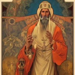 patron of photographers holding a camera in one hand and film roll in the other. orthodox icon with saint photographer. Cyrillic inscriptions. hyperdetailed, Alphonse Mucha, Zdzisław Beksiński, poster, illustration, ink, oil on canvas, 18th century atlas