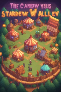 THE AMAZING DIGITAL CIRCUS, stardew valley style