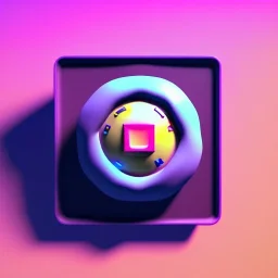 clean art of super cute desktop computer icon, soft lighting, soft pastel gradients, high definition, 3d icon clay render, blender 3d