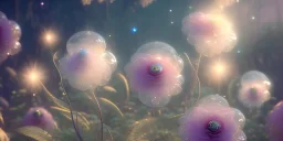 crystal subtle flower in a galactic ambiance beautiful fairy, transparent, delicate colors, in the foreground, full of details, smooth，soft light atmosphere, light effect，vaporwave colorful, concept art, smooth, extremely sharp detail, finely tuned detail, ultra high definition, 8 k, unreal engine 5, ultra sharp focus