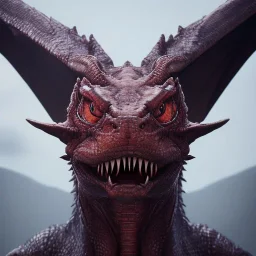 red dragon, dragon portrait, portrair, dragon head, dragon face, big eyes, dragon with snake eyes, fangs, dragon with horns, 8k resolution, high-quality, fine-detail, fantasy, incredibly detailed, ultra high resolution, 8k, complex 3d render, cinema 4d