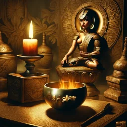 refine and improve this image, do this in Polynesian aesthetic