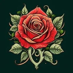 je veux le mot de (Rose) écrit dans le style anime japonais