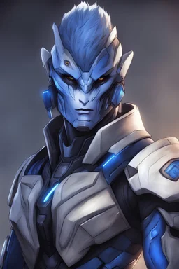 garrus vakarian but an anime girl