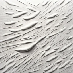 Hyper Realistic White Acrylic Brush Patches Texture on Canvas