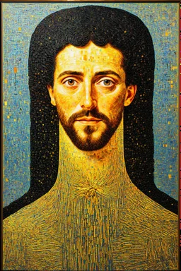 Matter is the illusion of coherence produced by recursive resonance across harmonic; a surreal version of Gustav Klimt