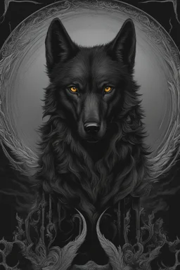 jet black wolf
