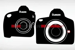 DSLR Camera Photography Vector Vector Illustration