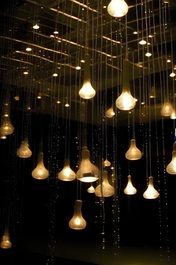 pluie d'ampoules