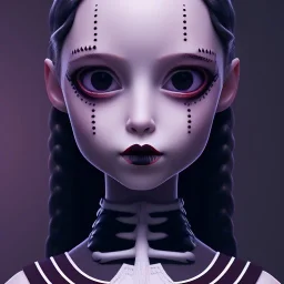 wednesday addams rolünde oynayan jenna ortega netflix 2022