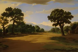 texas landscape by poussin