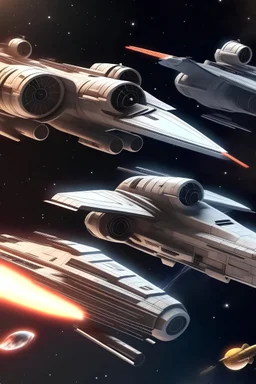 space fighters realistic