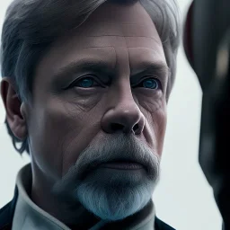 wide angle stunning photo realistic portrait of mark hamill as luke skywalker in star wars with photo realistic hair, blue eyes, eos5d mark 4, ef 85mm 5.6, professional majestic photo realistic painting by Ed Blinkey, Atey Ghailan, by Jeremy Mann, Greg Manchess, Antonio Moro, trending on ArtStation, Intricate, High Detail, Sharp focus, dramatic, by greg rutkowski, realism, beautiful and detailed lighting,