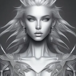 Drawing sketches Supermodel