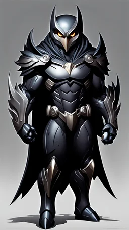 Cartoon art owlman ultra quality full body