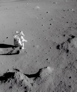 Monster on the lunar surface