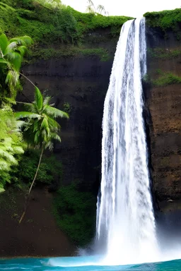 hawaii surfing lei waterfall volcano