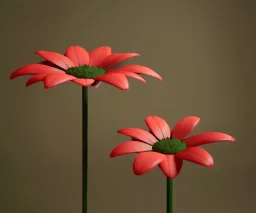 Flower 3d rendering