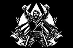 freedom fighter crypto degen anarchist rising up