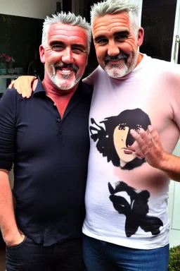 Paul Hollywood getting too friendly with noel fielding