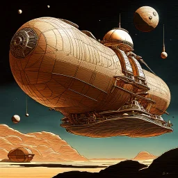 Interplanetary Clipper Ship.