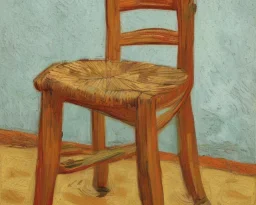 Portrait of a chair by Van Gogh