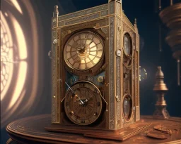 magic time travel machine, intricate