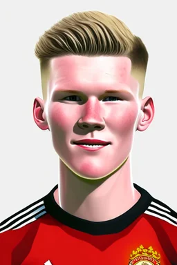 Scott McTominay Footballer ,cartoon 2d